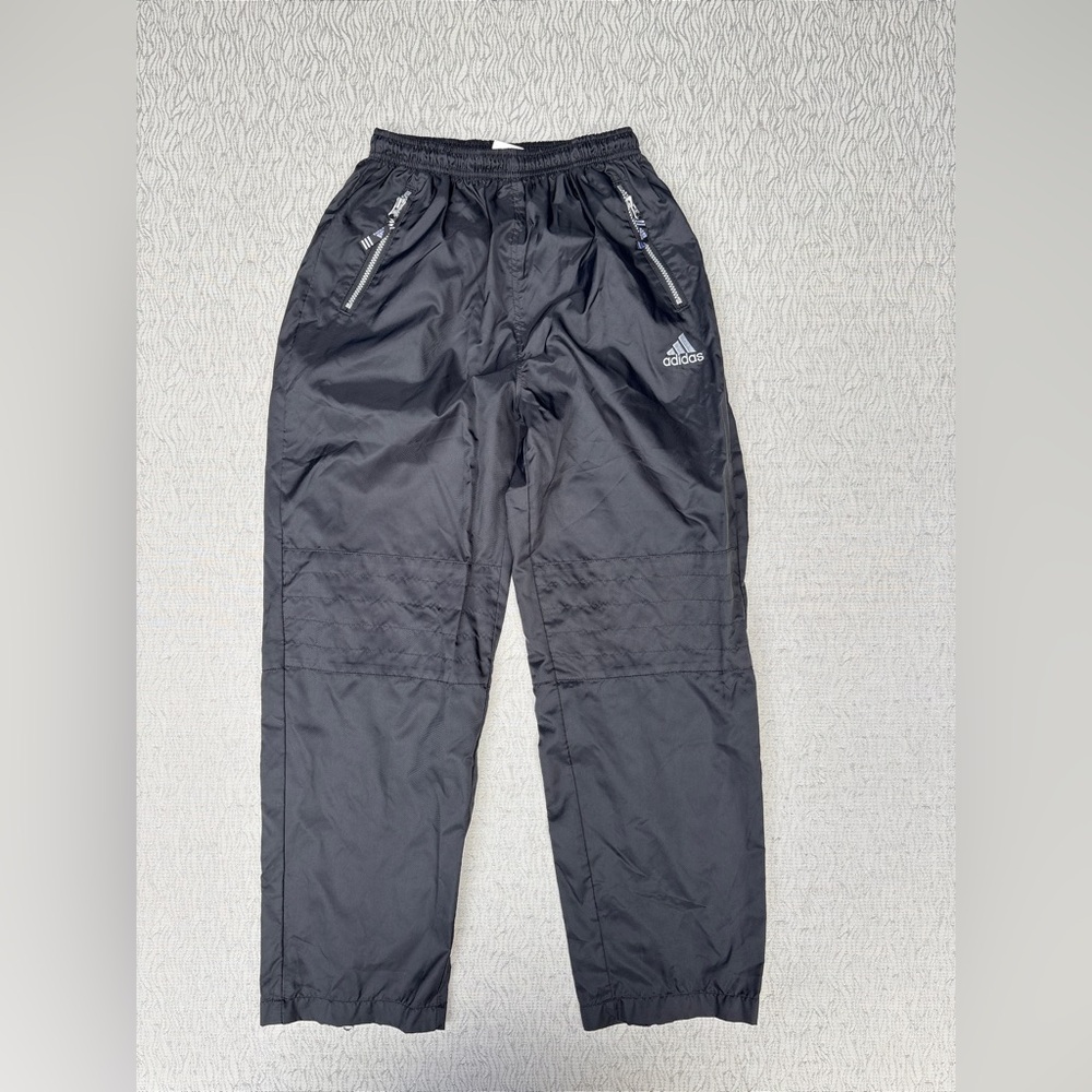 Adidas Black Calf Zip Track Pants